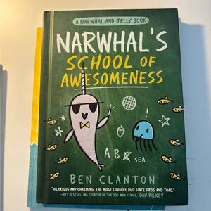 Narwhal's books (2) and one elephant and piggie book